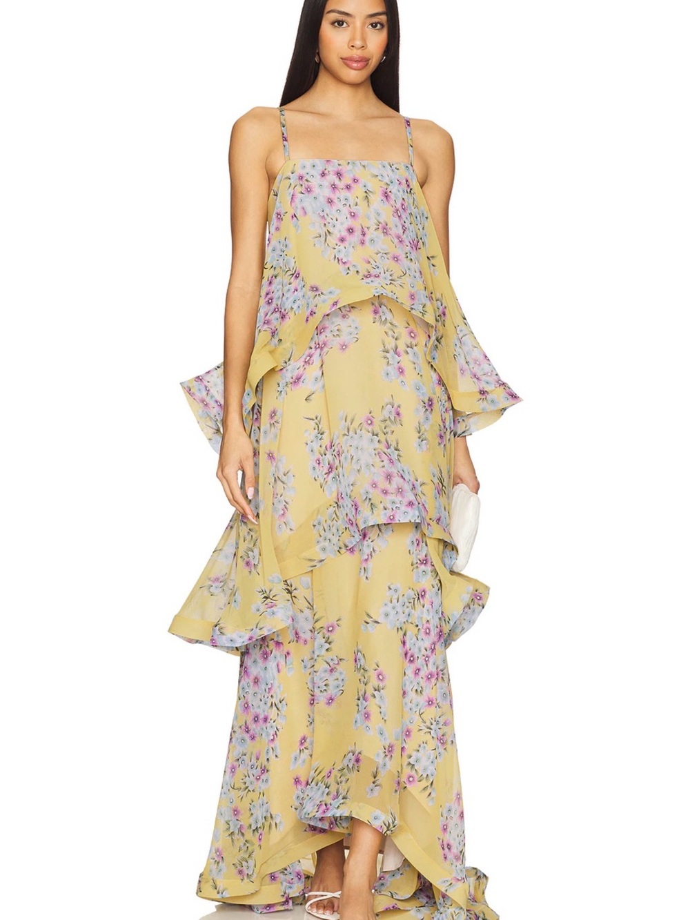 x REVOLVE Armani Maxi Dress in Yellow Floral
ELLIATT